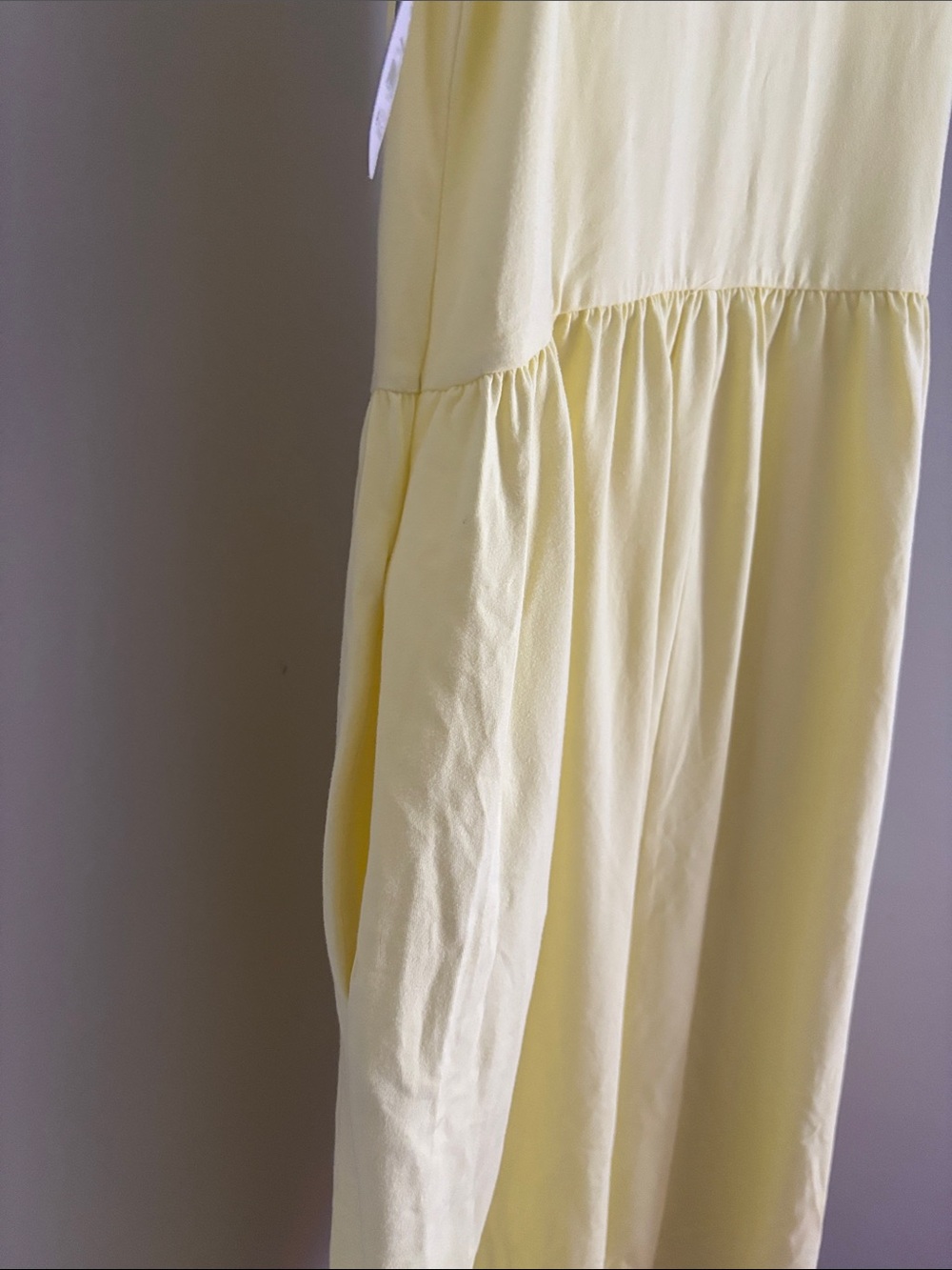 Scoop NWT Women's Lemon Stretch Cotton Blend Midi Basque Dress, Plus Size 20/XXL - Picture 8 of 9